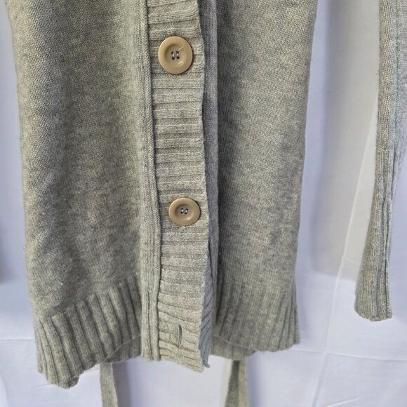 Juicy Couture Womens Gray Cashmere Cardigan Sweater Size S - Picture 6 of 11